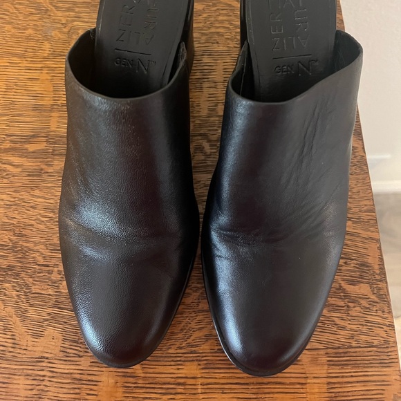 Black Heeled Mules - Picture 9 of 9